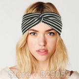 Boho Bow Knot Headbands for Women Elastic Flower Turban Headband Yoga Sport Headwrap Hairband Headwear Girls Hair Accessories