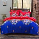 Bohemian Style Floral Printing Twin/Queen/King Size Bedding Set 4pcs Comforter Duvet Cover Set Bed Linen Bedspread Pillowcase