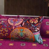 Bohemian Style Floral Printing Twin/Queen/King Size Bedding Set 4pcs Comforter Duvet Cover Set Bed Linen Bedspread Pillowcase