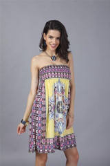 Bohemian European Style Women Dress Quality Low Price Sexy Clothes Vintage Ropa Mujer Print Beach Summer Dress Vestidos De Festa