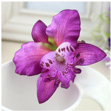 Bohemia Style Bridal Flower Orchid Leopard Hair Clip Beauty Hairpins Barrette Wedding Decoration Hair Accessories Beach Hairwear Bohemia Style Bridal Flower Orchid Leopard Hair Clip Beauty Hairpins Barrette Wedding Decoration Hair Accessories Beach Hairwear