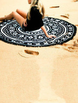 Bohemia Printed Tassels Round Beach Mat Yoga Mat