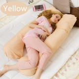 Body Pillows Sleeping Pregnancy Pillow Belly Contoured Maternity U Shaped Removable Cover 130*70cm