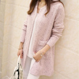 OHRYIYIE Autumn Winter Women Casual Long Sleeve Knitted Cardigans 2018 New Crochet Ladies Sweaters Fashion Tricotado Cardigan