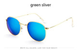 OHMIDA New Fashion Sunglasses Women Brand Designer Alloy Round Sunglass For Men Ladies Vintage Metal Lunette De Soleil Femme