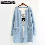OHCLOTHING 2017 Long Cardigan Women New Fashion Autumn Winter Sweater Women Long Sleeve Knitted Female Tricot Women Clothes