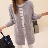 OHCLOTHING 2017 Long Cardigan Women New Fashion Autumn Winter Sweater Women Long Sleeve Knitted Female Tricot Women Clothes
