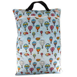 Ohbabyka Lovey Hanging Wet Bag Reusable Cloth Diaper Bags for mum Large Garbage Bag Zippered Washable Baby Diapers Dry Wet Bag