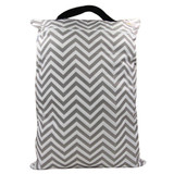 Ohbabyka Lovey Hanging Wet Bag Reusable Cloth Diaper Bags for mum Large Garbage Bag Zippered Washable Baby Diapers Dry Wet Bag