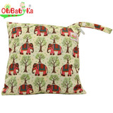 OhBabyKa Cloth Diaper Single Zipper Wet Bag Reusable Baby Waterproof Nappy Storage Bag Washable Nappy Dry Wet Cloth Diaper Bag OhBabyKa Cloth Diaper Single Zipper Wet Bag Reusable Baby Waterproof Nappy Storage Bag Washable Nappy Dry Wet Cloth Diaper Bag