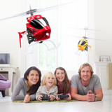 Official Original Syma W25 RC Helicopter 2 CH 2 Channel Mini RC Drone With Gyro Crash Resistant RC Toys Kids Boy Gift Red Yellow
