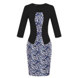 Office Dress Black Plaid Bodycon Pencil Vintage Midi Fashion Apparel Vestido De Festa Clothes Female Women Work Summer Dress