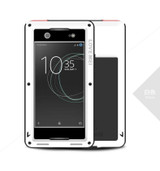 Waterproof Shockproof Case for Sony Xperia XA1 Ultra Aluminum Gorilla Glass Luxury Brand Cover for Sony Xperia XA1 Ultra Cases