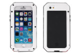 Waterproof Shockproof Aluminum Gorilla Metal Cover Case For Apple iPhone Models 4 4s 5 5s SE 6 6s 6/6s 7 plus + Tempered glass