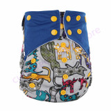 waterproof PUL baby pocket cloth diapers, one size fits all in two baby reusable cloth diaper baby nappies bamboo diaper cover