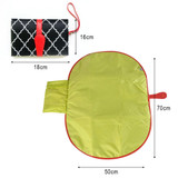 Waterproof Portable Baby Diaper Changing Mat Nappy Changing Pad Travel Changing Station Clutch Baby Care Hangs Stroller Mum Bags