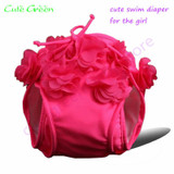 waterproof polyester baby swim diaper for girl;washable baby pool pant for swimming;reusable baby swimming nappy swimming diaper