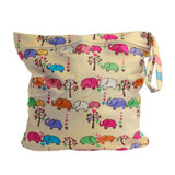 Waterproof Nappy Zipper Diaper Bag Washable Nappy Wet Dry Cloth