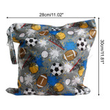 Waterproof Nappy Zipper Diaper Bag Washable Nappy Wet Dry Cloth