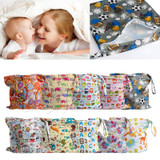 Waterproof Nappy Zipper Diaper Bag Washable Nappy Wet Dry Cloth