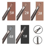 Waterproof Eye Brow Eyeliner Eyebrow Pen Pencil with Brush Makeup