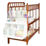 Waterproof Diapers Organizer Baby Bed Hanging Bag Portable Storage Bedding Accessories High Quality