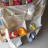 Waterproof Diapers Organizer Baby Bed Hanging Bag Portable Storage Bedding Accessories High Quality