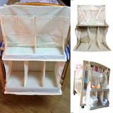 Waterproof Diapers Organizer Baby Bed Hanging Bag Portable Storage Bedding Accessories High Quality