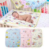 Waterproof Changing Diaper Pad Cotton Washable Baby Infant Urine Mat Nappy Bed #H055#
