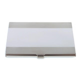 Waterproof Business ID Credit Card Holder Case Cover Stainless Steel Silver Aluminium Metal Case Box