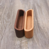 Waterproof Bank Card Holder Wooden Business ID Name Organizer ID Card Case Storage Box Case For Desk Desktop Countertop