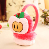 Watermelon Strawberry kids Cartoon Fruits Earmuffs fluffy Plush girls ear cover in winter warm Ear muffs ear protector 6 styles