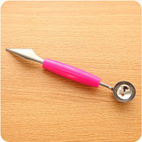 Watermelon Ice Cream Dig Ball Scoop Spoon Watermelon Melon Fruit Carving Knife Cutter Gadgets Diy Assorted Cold Dishes Tool