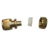 Watering Garden Hose Connector Brass Metal Garden Water Hose Connector Can Be Through Water Pipe Connector Accessories