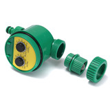 Water Timer Irrigation Automatic Two Dial Home Garden Watering 1-16 Set Programs Controller Device System Garden Supplies