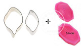 Water Lily Lotus Petal Flower Veiner &amp; Cutter Fondant Sugarcraft Stainless Steel Cutter DIY Cake Decorating Tools sets