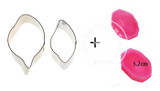 Water Lily Lotus Petal Flower Veiner &amp; Cutter Fondant Sugarcraft Stainless Steel Cutter DIY Cake Decorating Tools sets