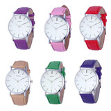 Watches women Fashion watch quartz Womens Retro Design Leather Band Analog Alloy Quartz Wrist Watch Casual Simple