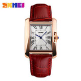 Watch Women SKMEI brand luxury Fashion Casual quartz watches leather sport Lady relojes mujer women wristwatches Dress Girl 1085