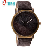 watch stylish men Retro Vogue WristWatch Cowboy Leather Band Analog Quartz Watches Ma29 Dropshipping