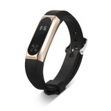 Watch strap For Xiaomi Mi Band 2 Strap with Alloy Frame Silicone Wristband For MiBand 2 Smart Bracelet Xiaomi Mi Band watchband