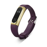 Watch strap For Xiaomi Mi Band 2 Strap with Alloy Frame Silicone Wristband For MiBand 2 Smart Bracelet Xiaomi Mi Band watchband