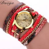 watch bracelet women Clock Hot selling luxury fashion pendant women watches Susenstone ladies leather watch brand Girl