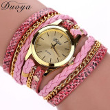 watch bracelet women Clock Hot selling luxury fashion pendant women watches Susenstone ladies leather watch brand Girl
