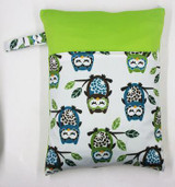 Washable Wet Bag Baby Dry Diaper Bags Nappy Waterproof Double Pockets Cloth Diacper Reusable Wet Dry Wetbag Bags 30x40cm