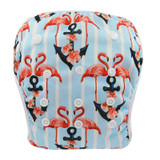 Washable Baby Diapers Cute Patterns Printed Swim Diaper 2018 Unisex Newborn Fralda Waterproof Cloth Diapers Baby Swimming Nappy