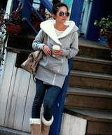 warm women hoodies sweatshirt warm hots moletom feminino sweat femme sudaderas mujer warm zipper long hoodie sweatshirt