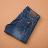 2017 New Arrival Sulee Brand Classic Straight Denim Jeans Men Casual Designer Jean Pants Famous Brand High Quality Plus Size 40
