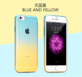 Phone Cases for Apple iPhone 5 5S 6 6S Case Transparent Gradient Color Design TPU Silicon Phone Covers Shell Top Quality