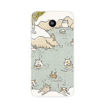 Phone Case For Meizu M1 M2 M3 Note Back Cover M2 Mini M3 Mini MX4 Pro MX5 Shell Pro 5 6 Soft TPU Cute Cat Drinking Design